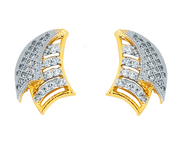 Cubic zirconia earrings by Touchstone- BBETGC21-01A--M - TrainingDays