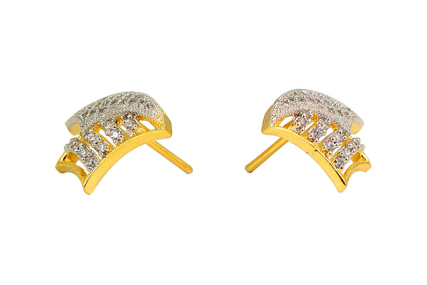 Cubic zirconia earrings by Touchstone- BBETGC21-01A--M - TrainingDays