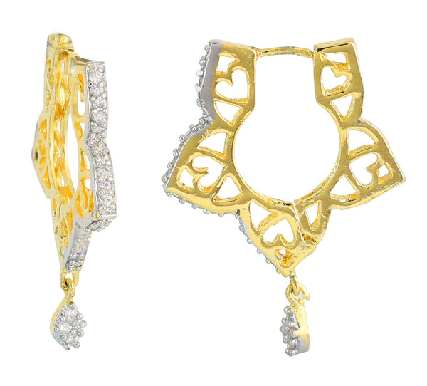 Stunning Fascinating Bali Style Hearts Joints Earrings Cu- BBETGH52-01A--M - TrainingDays