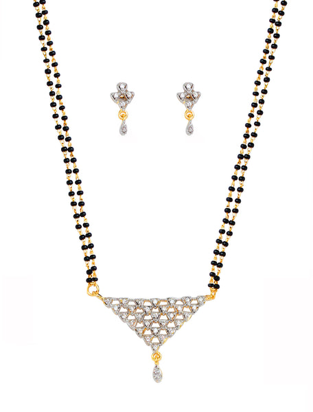 Touchstone Gold & Rhodium Mangalsutra Set - BBPSG818-01A--M - TrainingDays