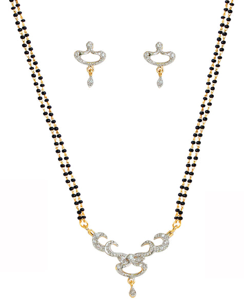 Touchstone Gold & Rhodium Mangalsutra Set- BBPSG819-01A--M - TrainingDays