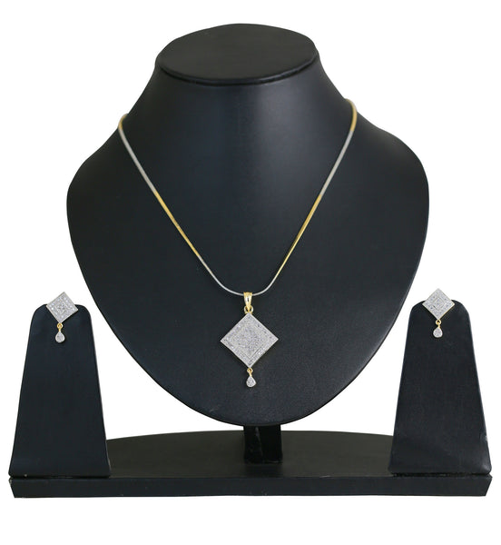 Beautiful Jewelry Superbly Created Micron Setting Pendant- BBPSG980-01A--M - TrainingDays