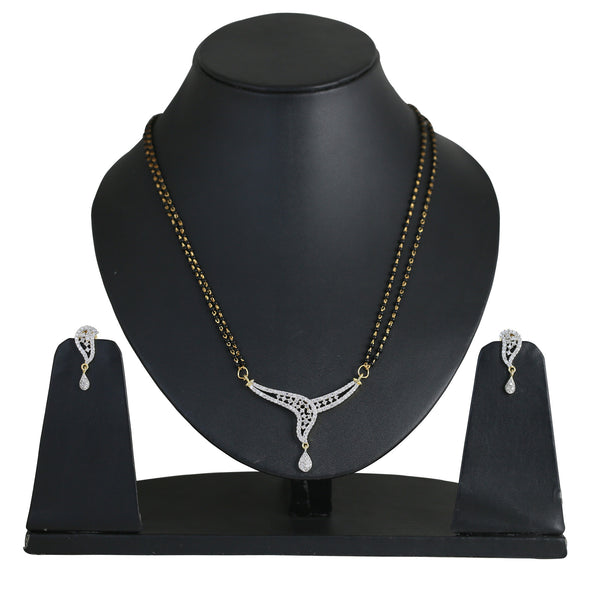 White Stunning Pretty Indian RichTraditional Mangalsutra- BBPSG996-01A--M - TrainingDays