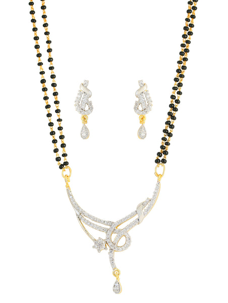 IntricatePretty Ethnic Indian Mangalsutra Pendant Cubic Z- BBPSGA02-01A--M - TrainingDays