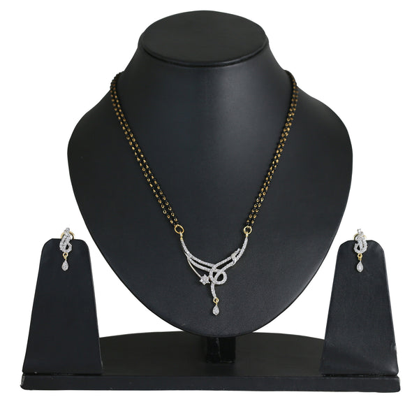 IntricatePretty Ethnic Indian Mangalsutra Pendant Cubic Z- BBPSGA02-01A--M - TrainingDays