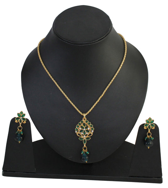 Touchstone Gold Pendant Set - DGPS-544-01AW-Y - TrainingDays