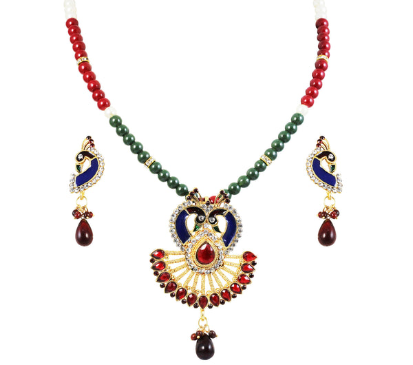 Touchstone Gold Pendant Set- DGPSE795-01AR-Y - TrainingDays