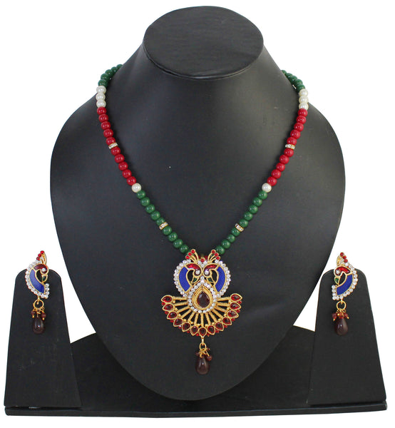 Touchstone Gold Pendant Set- DGPSE795-01AR-Y - TrainingDays