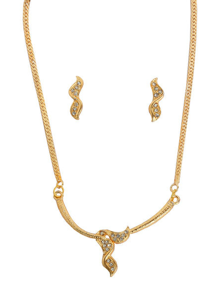 Gold-Plated Necklace Set By Touchstone- FGNSA306-02A--Y - TrainingDays