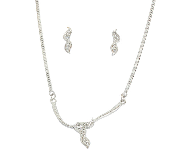 Touchstone Silver Allure Ad Necklace Set- FGNSA306-03A--W - TrainingDays