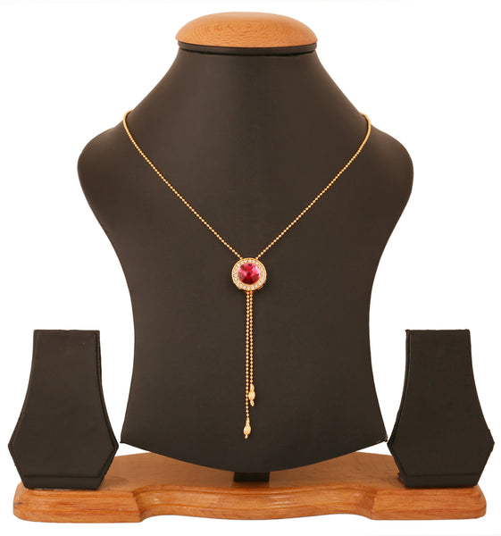 Touchstone Gold Plated Mystic Lariat Pendant- FPP--209-02AZ-Y - TrainingDays