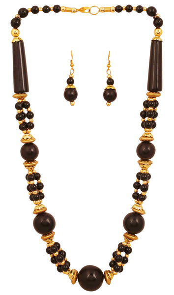 Artistically Designed, Rich & Colourful Bead Necklace Set by Touchstone- GMNS-110-01---Y - TrainingDays