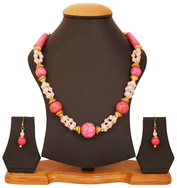 Artistically Designed, Rich & Colourful Bead Necklace Set by Touchstone- GMNS-110-02---Y - TrainingDays