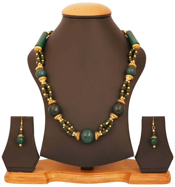 Artistically Designed, Rich & Colourful Bead Necklace Set by Touchstone- GMNS-110-04---Y - TrainingDays