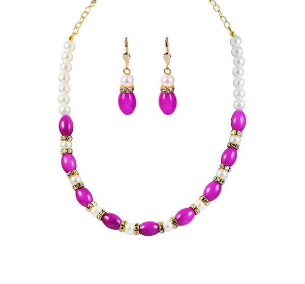 Rhinestone Necklace Set By Touchstone- GMNS-314-01A--Y - TrainingDays