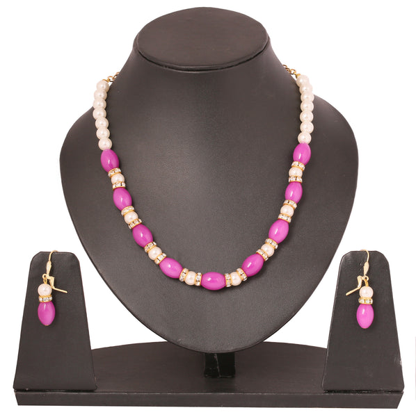 Rhinestone Necklace Set By Touchstone- GMNS-314-01A--Y - TrainingDays